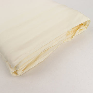 Ivory Spandex 4-Way Stretch Fabric Bolt, DIY Craft Fabric Roll - 60"x10 Yards