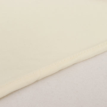 Versatile Ivory Spandex Fabric Roll