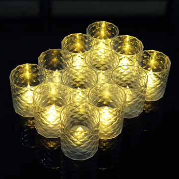 Whiskey Glass Votive Candle Lamps for a Touch of Sophistication