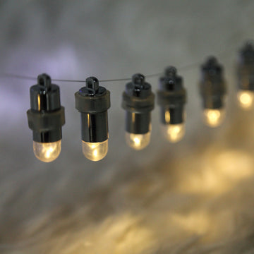 Warm White Bullet LED Balloon Lights: Illuminate Your Events with Elegance