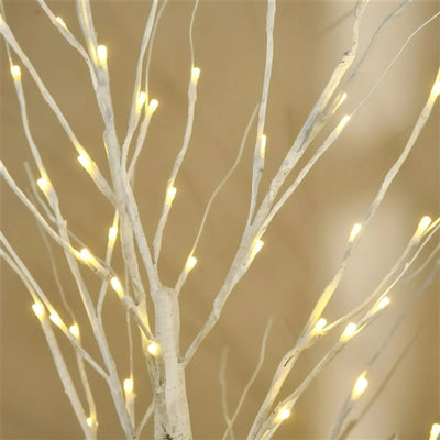 Artificial tree branches with warm white LED lights