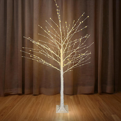 Decorative LED lighted tree with branches and warm white lights.
