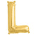 16 Inch Matte Gold Foil Mylar Helium Balloons Letter