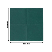 20 Pack | Hunter Emerald Green Soft Linen-Feel Airlaid Paper Beverage Napkins