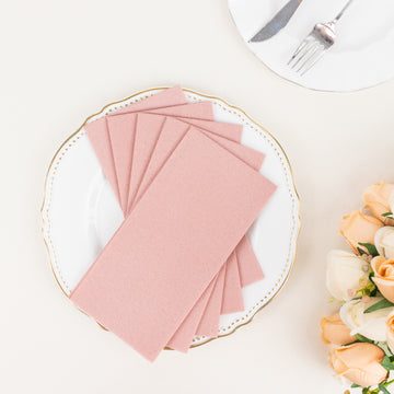 Elevate Your Event Decor with Dusty Rose Party Napkins