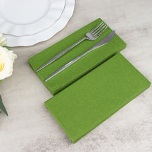 20 Pack | Olive Green Soft Linen-Feel Airlaid Paper Party Napkins