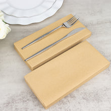 20 Pack | Natural Soft Linen-Feel Airlaid Paper Party Napkins