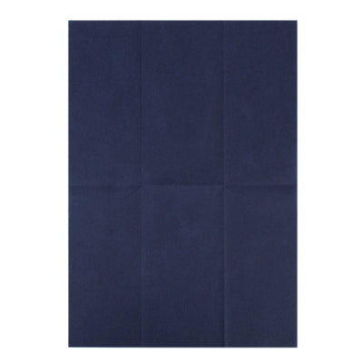 Navy blue paper sheet with a smooth texture, ideal for crafts and projects.
