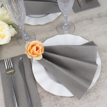 Highly Absorbent Silver Airlaid Paper Napkins