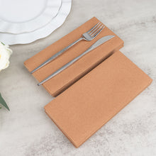 20 Pack Terracotta (Rust) Soft Linen-Feel Airlaid Paper Party Napkins
