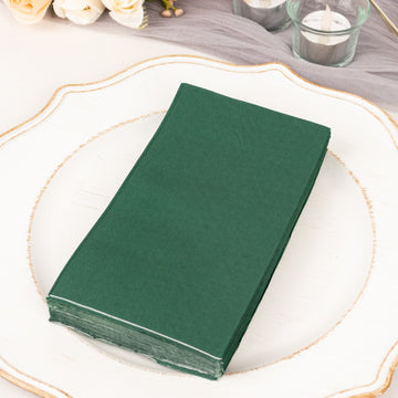 Emerald Green Dinner Party Paper Napkins for a Touch of Elegance