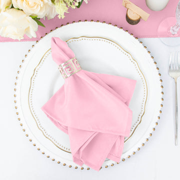 Versatile and Practical Pink Dinner Napkins for Any Event