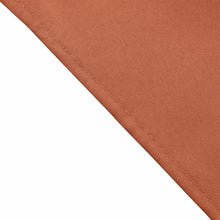 Pack Of 5 Terracotta Linen Dinner Napkins Seamless 17x17 Inch Wrinkle-Resistant