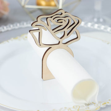 Rustic Farmhouse Charm with Laser Cut Rose Design