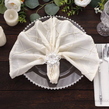 Elevate Your Table Setting with Silver Metal Napkin Rings