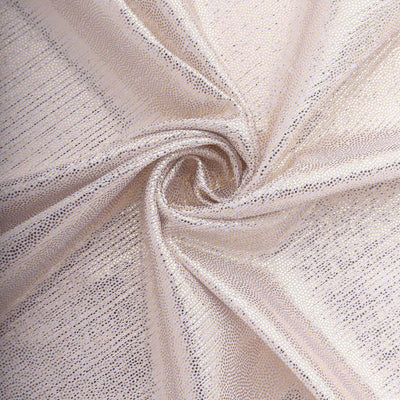 Textured fabric in soft metallic hue, showcasing intricate weaving details.