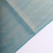 5 Pack Turquoise Shimmer Sequin Dots Polyester Dinner Napkins, Reusable Sparkle Glitter Cloth