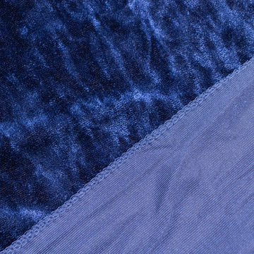 Navy Blue Smooth Velvet Backdrop Curtain Panel