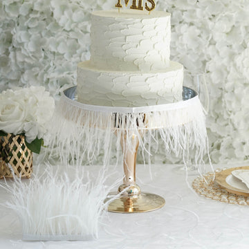 Elevate Your Event Decor with Ostrich Feather Fringe Trim