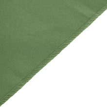 Olive Green Polyester Table Runner 12 Inch x 108 Inch