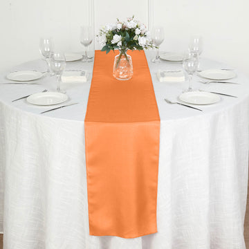 Create Unforgettable Memories with the Orange Polyester Table Runner