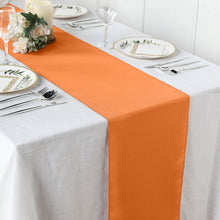 Polyester 12 Inch x 108 Inch Orange Table Runner