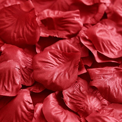 Close-up of red satin fabric petals with rich textured folds#whtbkgd