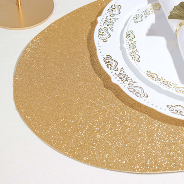 Stylish and Durable Table Decor in Champagne Sparkle