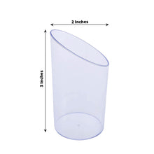 Diminutive Flasket In Clear Plastic 3 oz Appetizer Cups 24 Pack 