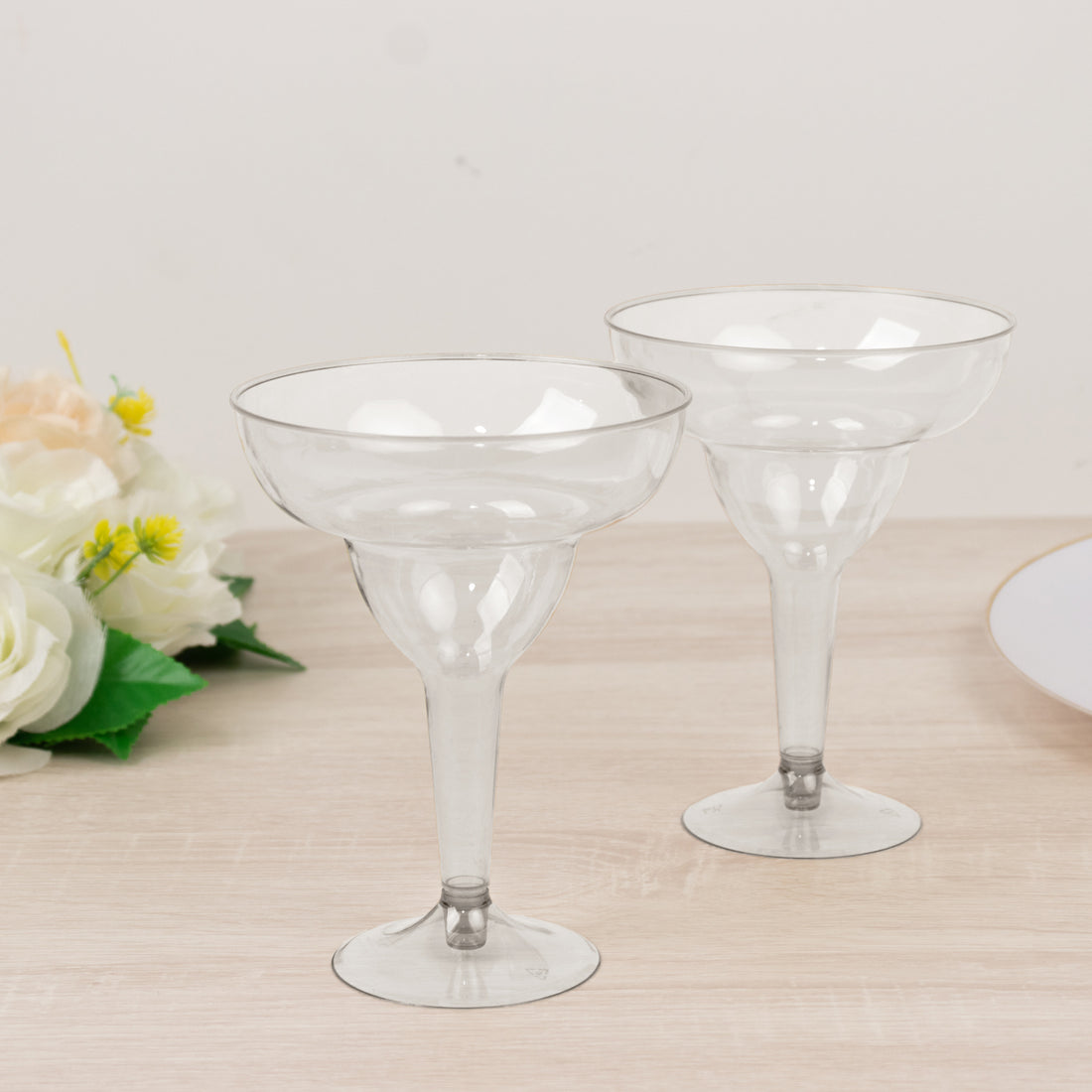 disposable margarita glasses