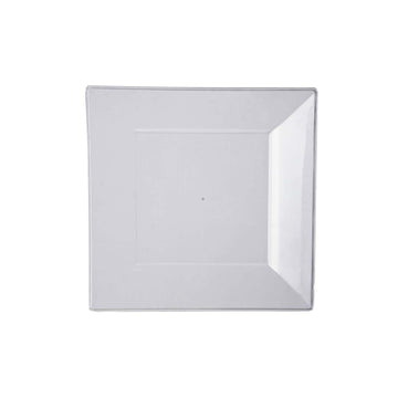Convenience and Style with Clear Square Plastic Plates