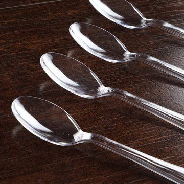 Create an Elegant Presentation with Clear Plastic Spoons