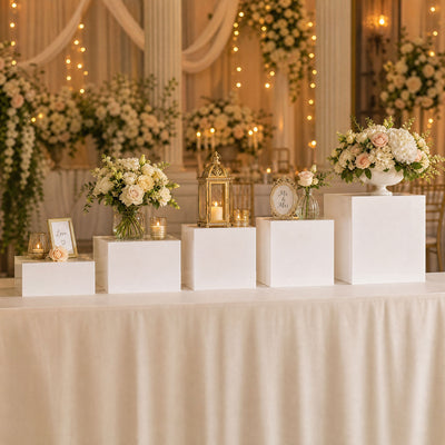 Elegant wedding table centerpiece with flowers, candles, and gold decor