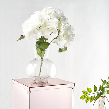 Unleash Your Creativity with the Rose Gold Mirror Finish Acrylic Pedestal Riser