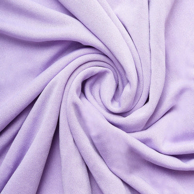 Light purple fabric with a soft, smooth texture.