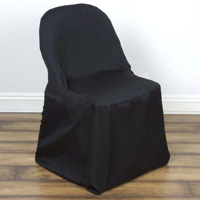 Black chair cover for event decoration