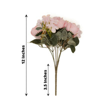 Pack Of 2 Artificial Peony Flower Bouquets In Blush And Rose Gold Color