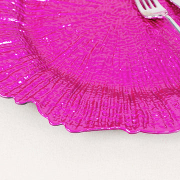 Enhance Your Table Decor with Fuchsia Round Charger Plates