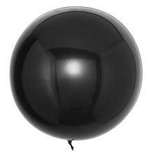 2 Pack | 30inch Large Black Reusable UV Protected Sphere Vinyl Balloons#whtbkgd