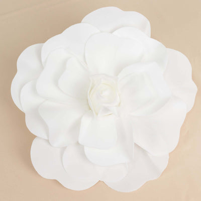 Large white flower decoration for home decor