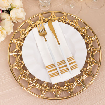 Create Unforgettable Moments with Gold Acrylic Plastic Charger Plates