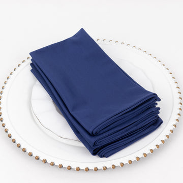 Perfect Occasions for Using Navy Blue Premium Scuba Cloth Napkins