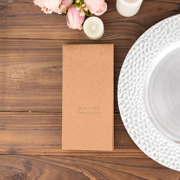 Create Memorable Atmospheres with Personalized Soft Airlaid Paper Dinner Napkins