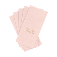 100 Pack Personalized Soft Airlaid Paper Dinner Napkins, Highly Absorbent Custom Party Napkins with 