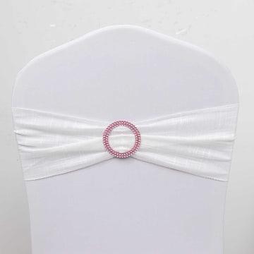 Add a Touch of Glamour with Pink Diamond Chair Sash