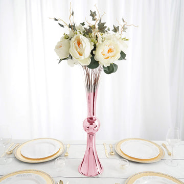 Create Unforgettable Moments with <span style="background-color:rgb(255,255,255);color:rgb(34,34,34);">Rose Gold</span> Ombre Glass Vases