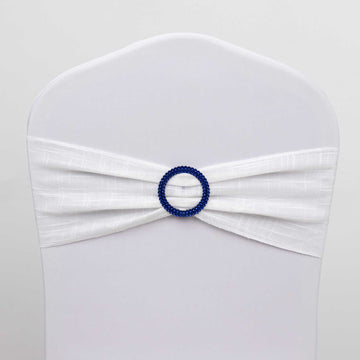 Enhance Your Chair Decor with Royal Blue Chair Band Buckle Pin