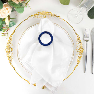 Add a Touch of Glamour to Your Event with Royal Blue Diamond Circle Chair Sash