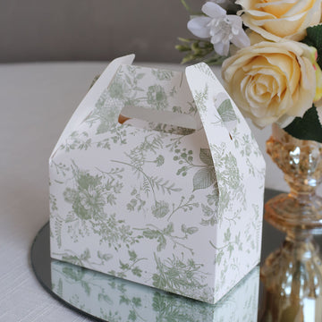Elevate Your Party Favors with White Sage Green Party Favor Boxes