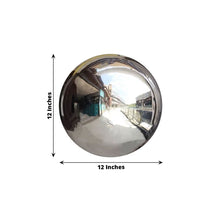 Ceiling Hanging Decor - Stainless Steel Silver Sphere Ball with the measurements 12 inches and 12 inches